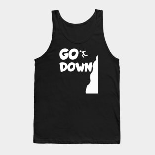 Cliff jumping go down Tank Top